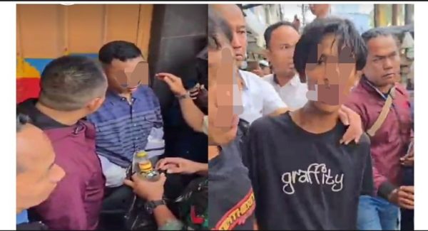 Para pelaku saat diamankan. (Foto: Istimewa)