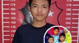 Foto: Eka Stia, pelaku pembunuhan sadis dua bocah kakak beradik di Pesisir Barat. (Polres Pesbar)