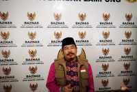 Ketua Badan Amil Zakat Nasional (BAZNAS) Kota Bandar Lampung, H. Ismail Soleh pastikan penyaluran zakat aman, syar’i, dan tepat sasaran.