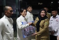 Wali Kota Eva Dwiana apresiasi atlet peraih perak dan perunggu, pasang target 20 medali di masa depan.