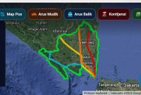 Aplikasi Siger Lampung Presisi memungkinkan pemudik memantau kondisi lalu lintas dan CCTV jalan secara real-time.