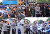 Kapolda Lampung pimpin langsung gelaran apel siaga 