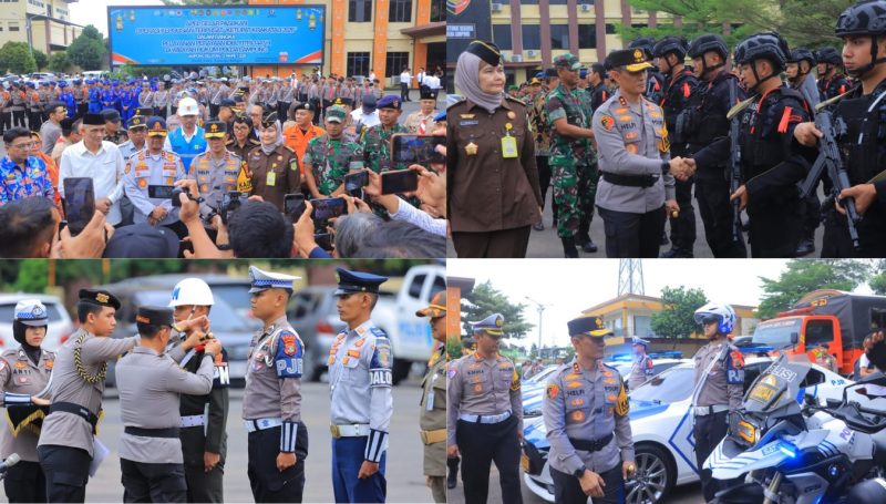 Kapolda Lampung pimpin langsung gelaran apel siaga 
