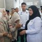 Wali Kota Eva Dwiana berharap seluruh jemaah sehat, lancar beribadah, dan kembali sebagai haji mabrur
