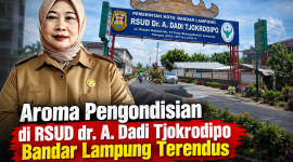Foto tersebut adalah dr. Teti Herawati, MH sebagai Direktur Rumah Sakit Daerah dr. A. Dadi Tjokrodipo Bandar Lampung