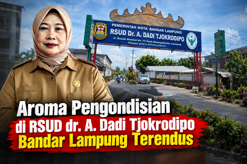 Foto tersebut adalah dr. Teti Herawati, MH sebagai Direktur Rumah Sakit Daerah dr. A. Dadi Tjokrodipo Bandar Lampung